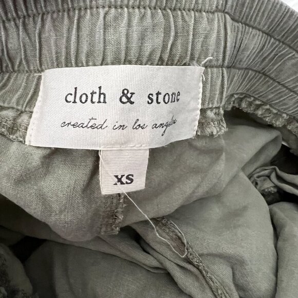 Anthropologie Cloth & Stone Womens XS Bella Dahl Twill Tencel Jogger Pants - Picture 4 of 8